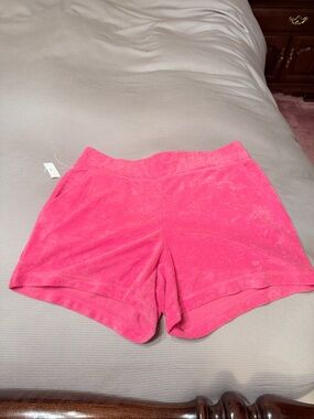 Juicy Couture Hot Pink Terry Lounge Shorts